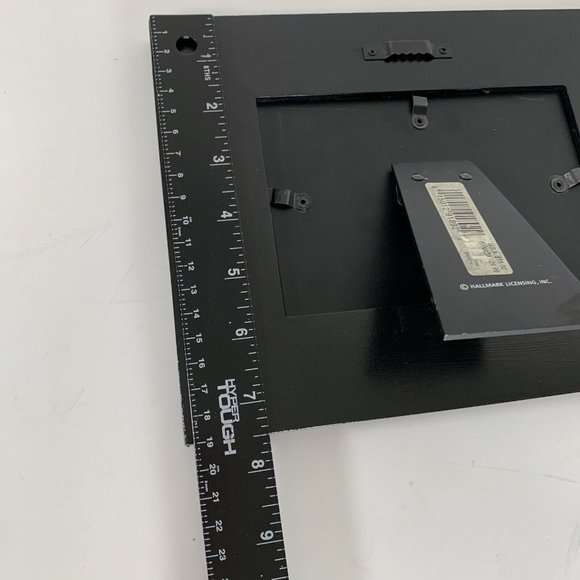 One Crazy Family Photo Black Frame Tabletop Fits 4"x6" Picture Silver Plate - Picture 9 of 12